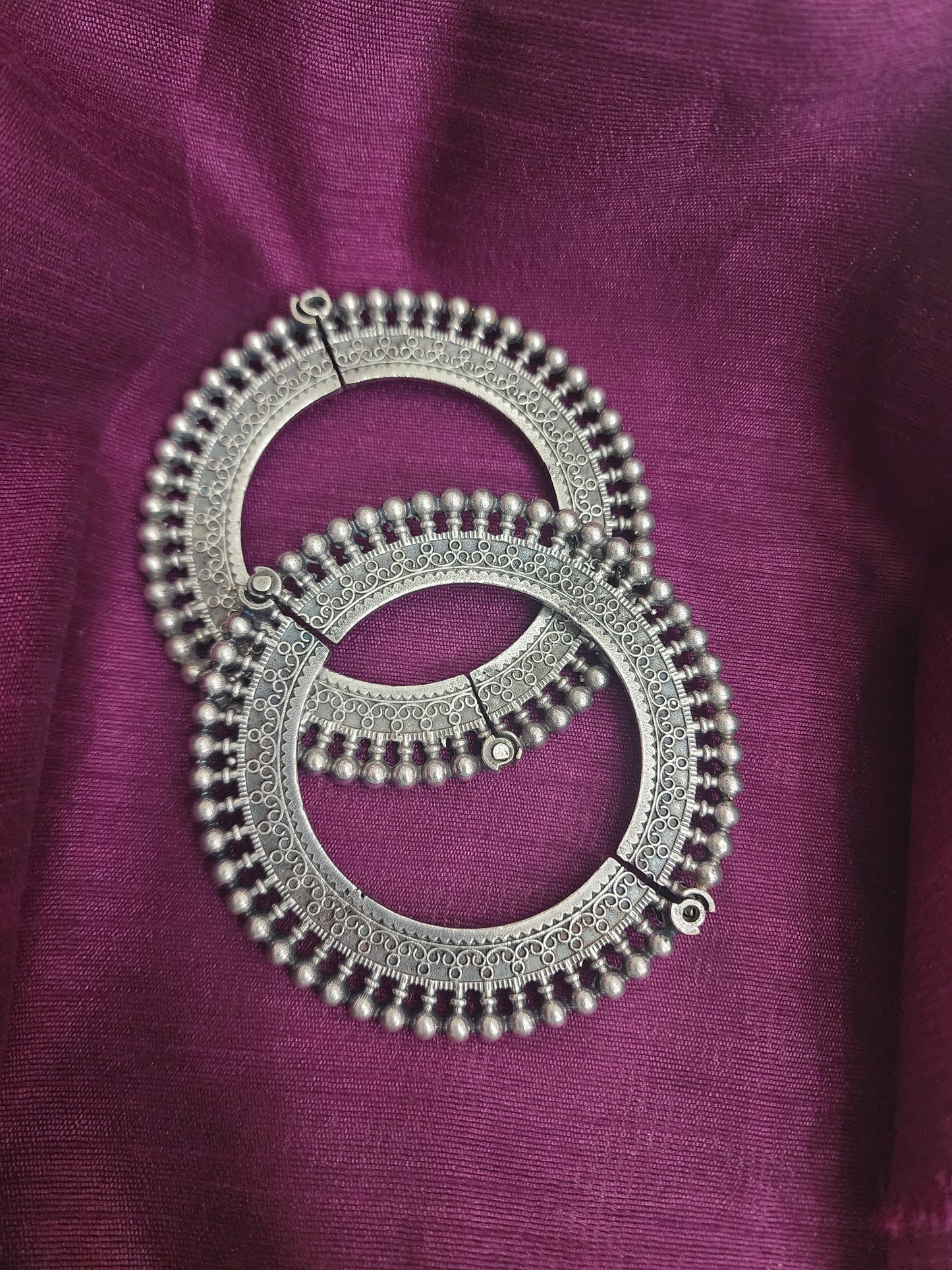 Pranathi silver kada alike Bangles