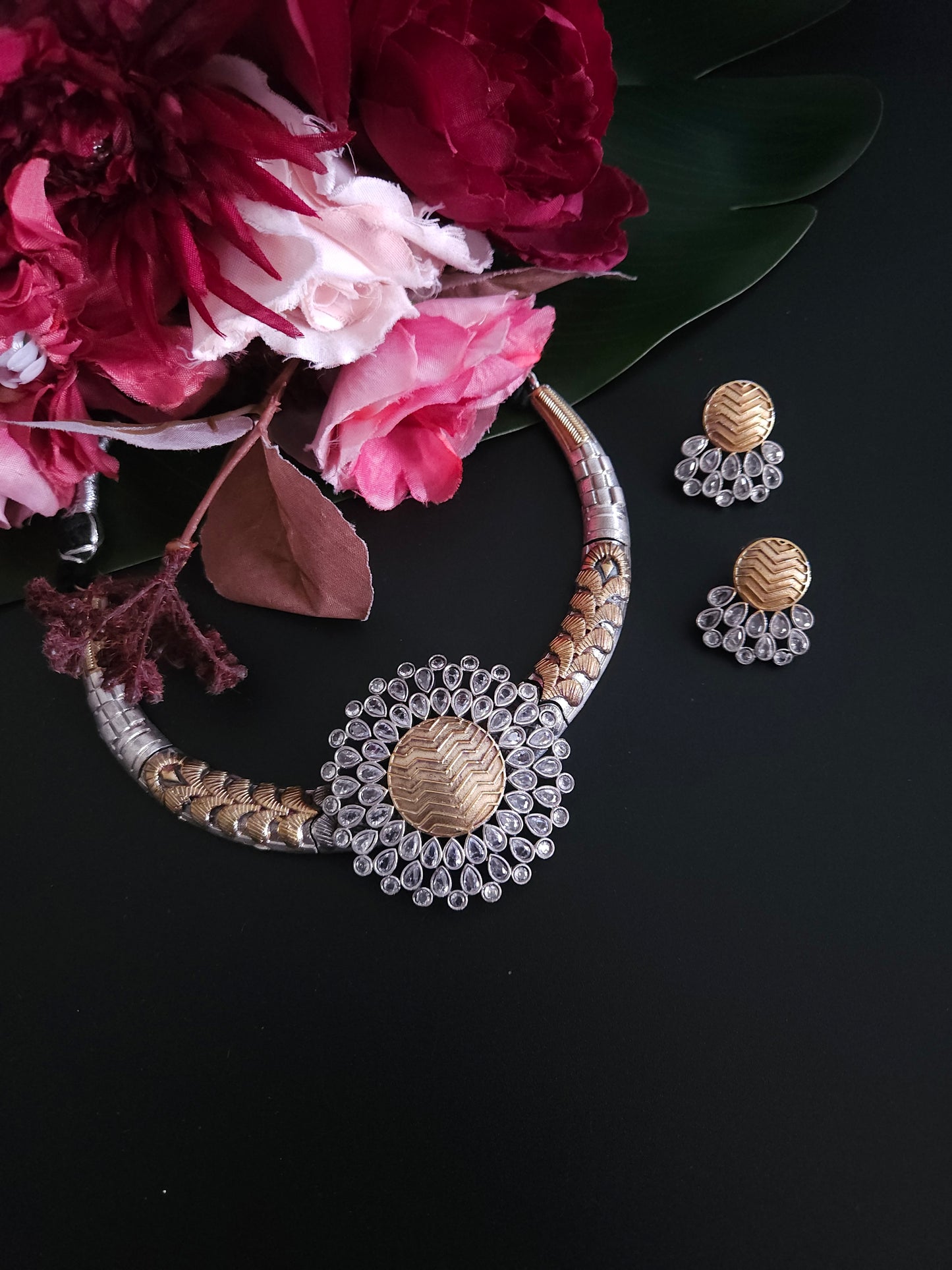 Achyutha hasli necklace set