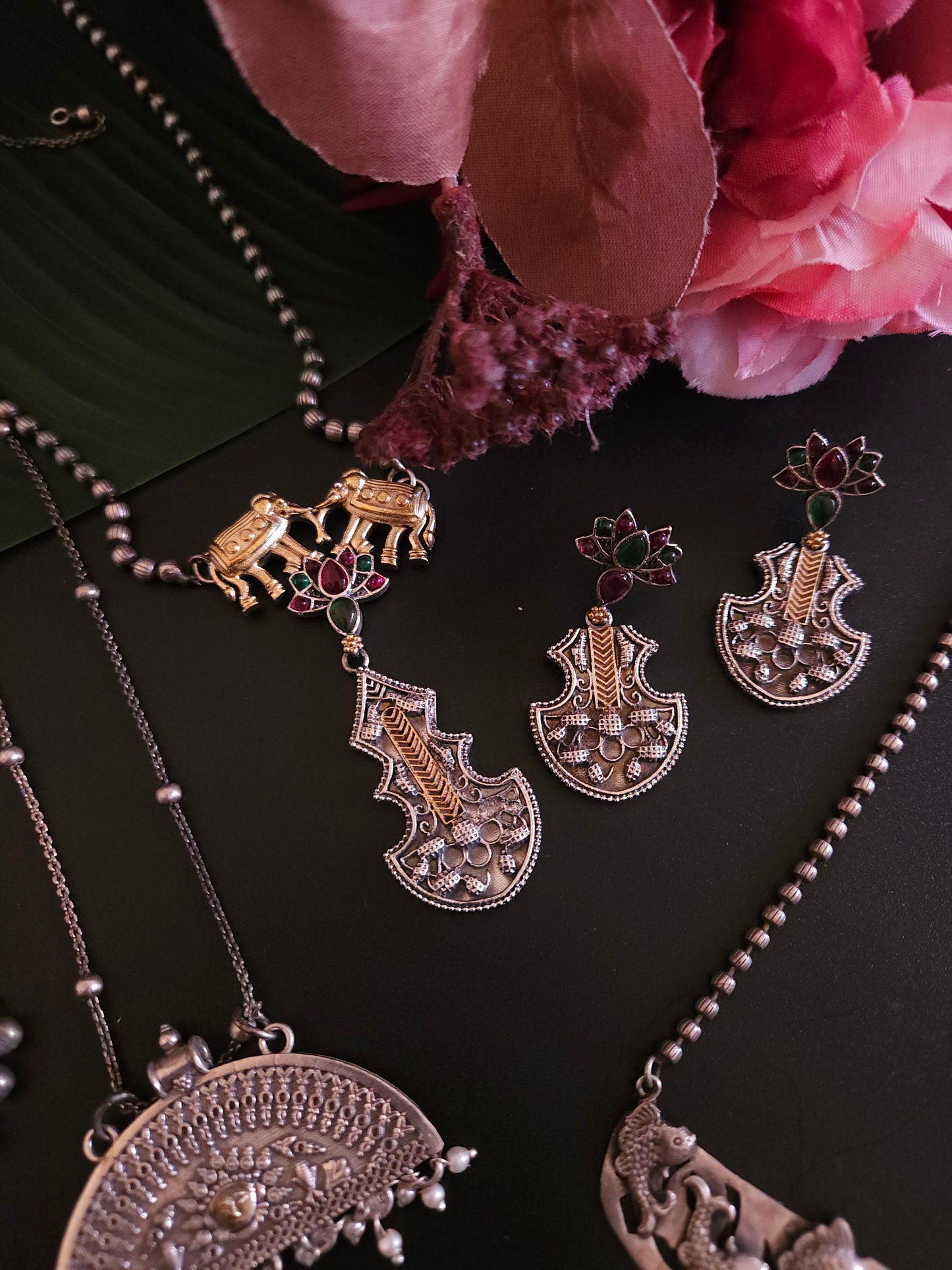 Surya pendant necklace collection