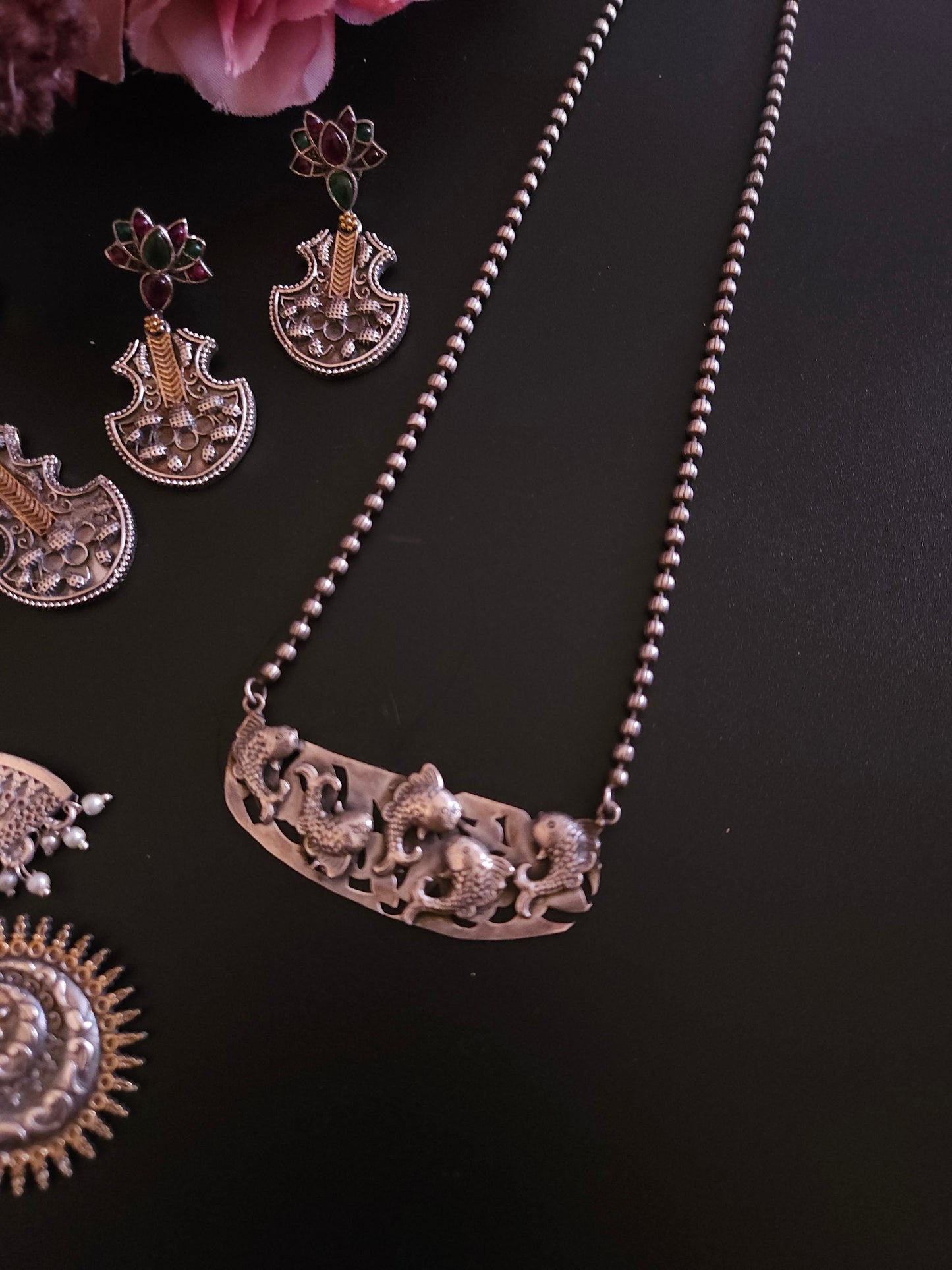 Surya pendant necklace collection