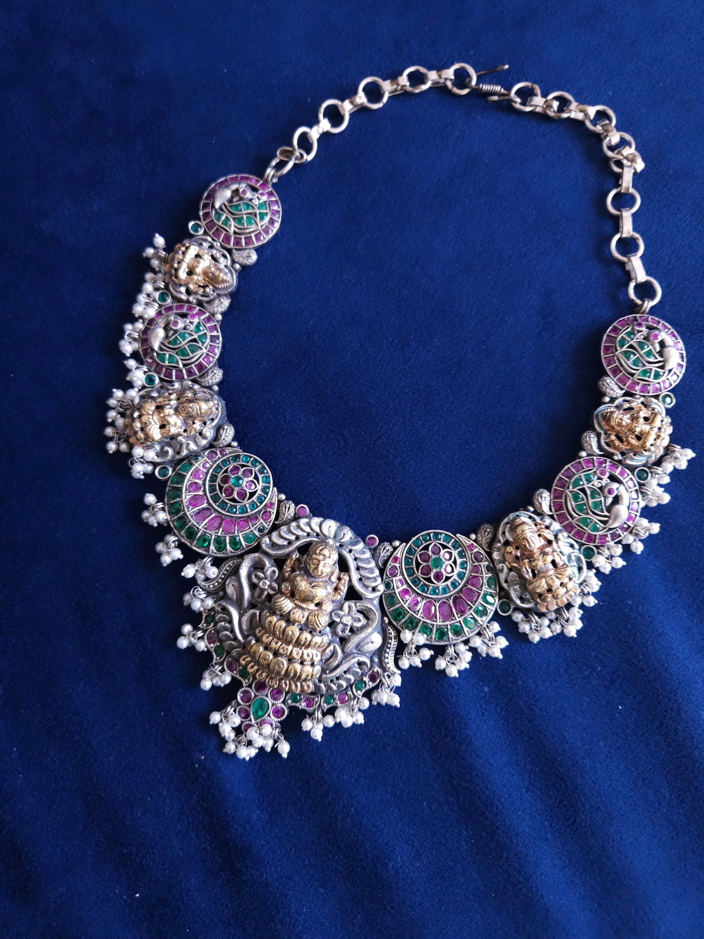 Alicia dualtone necklace set