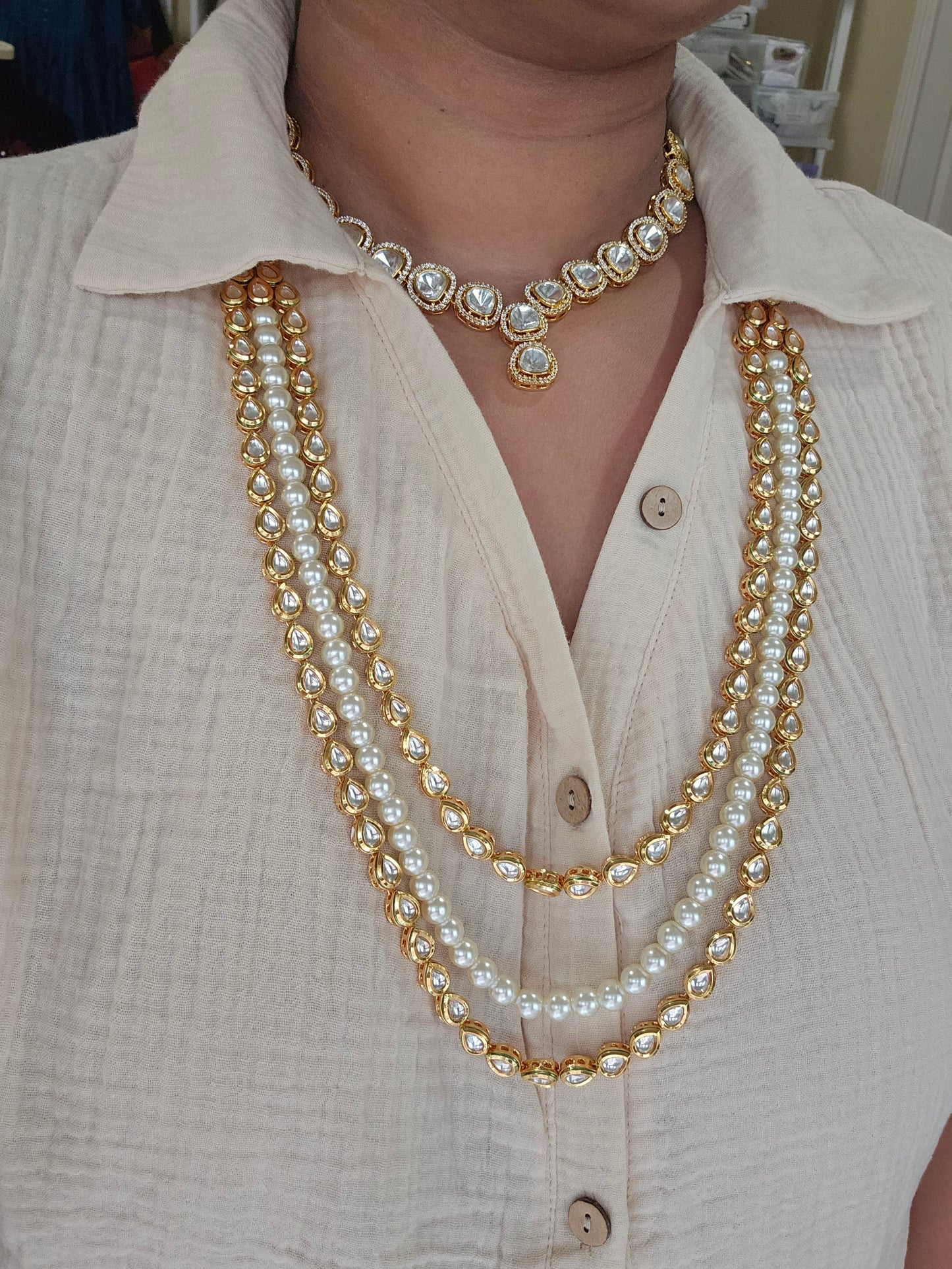 Ridhi kundan necklace set