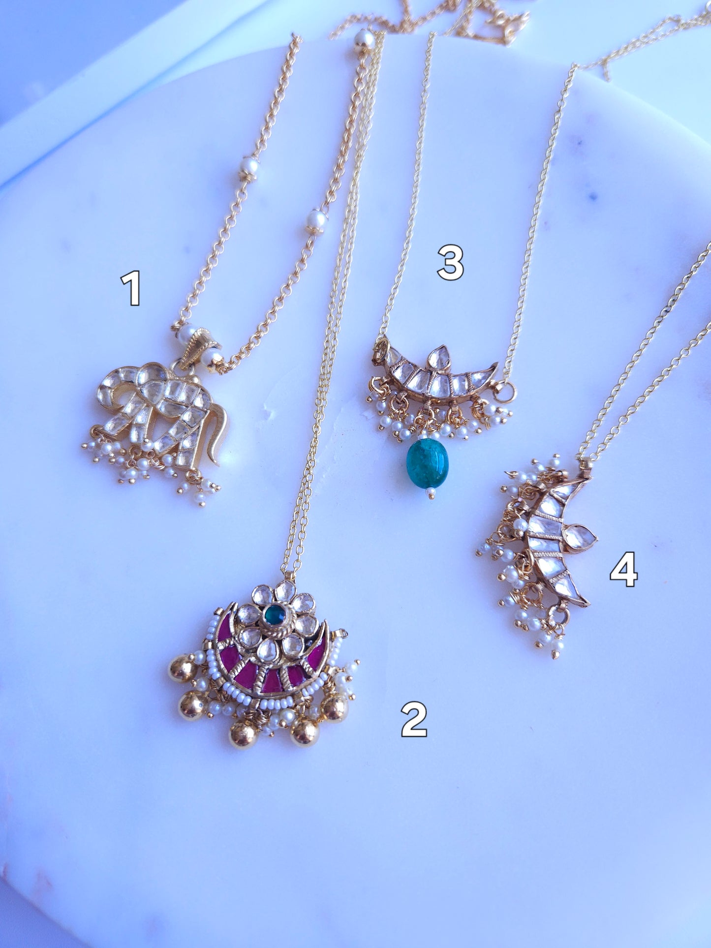 Aarvi jadau kundan necklace