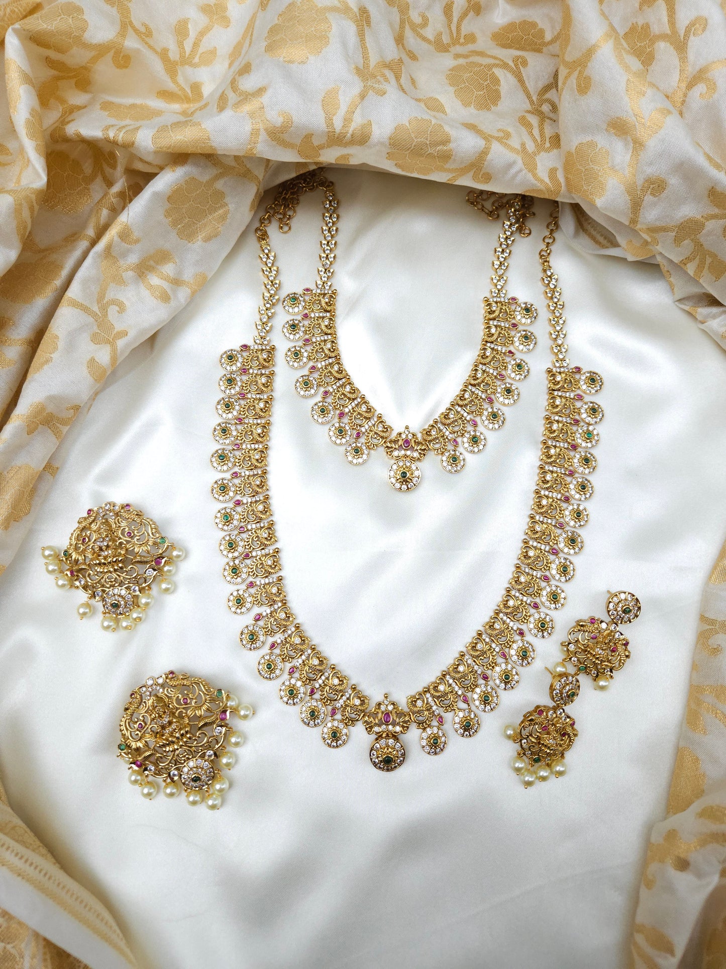 Sarya designer gold plated necklace set