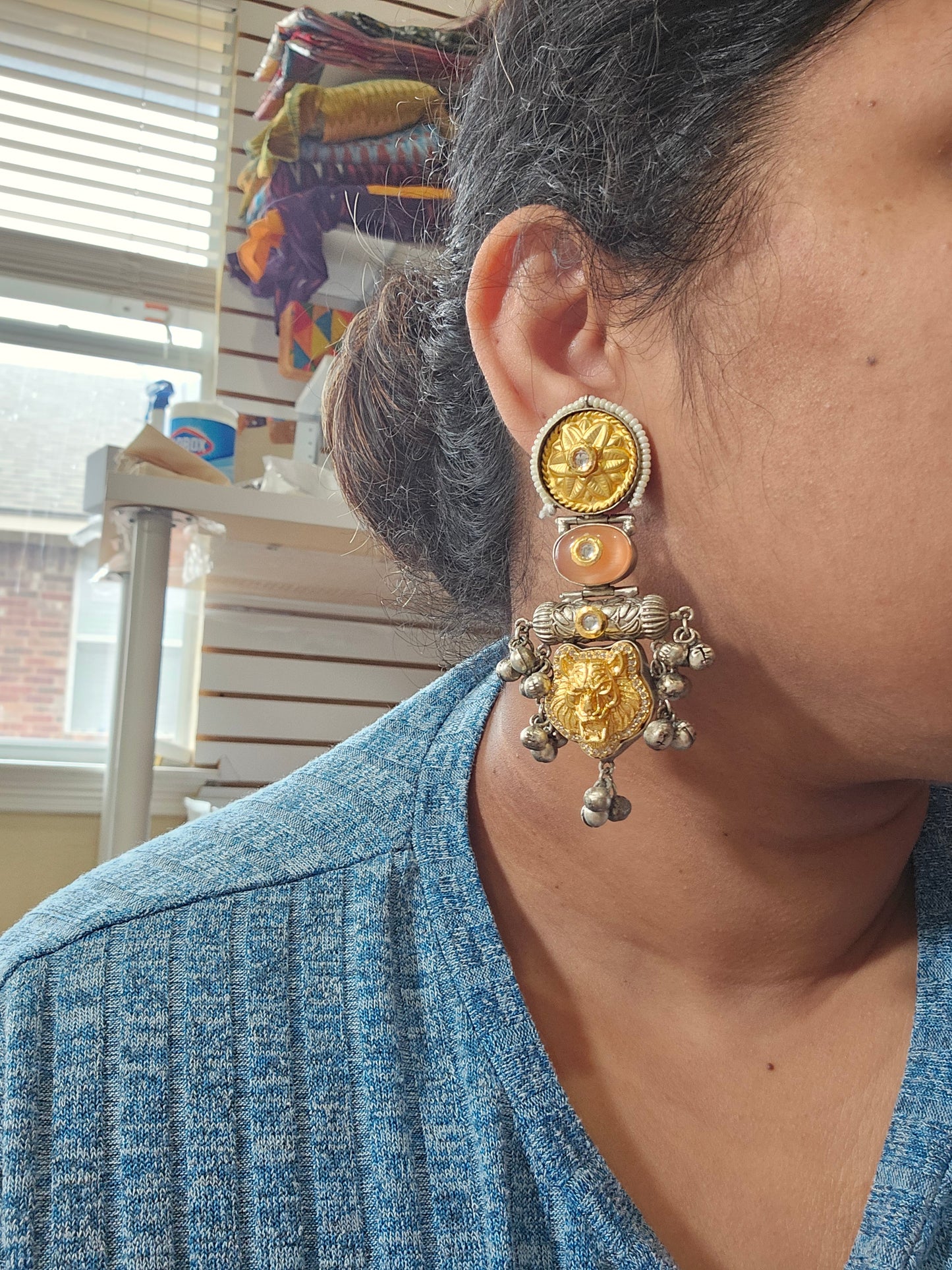 Alicia fusion long earrings