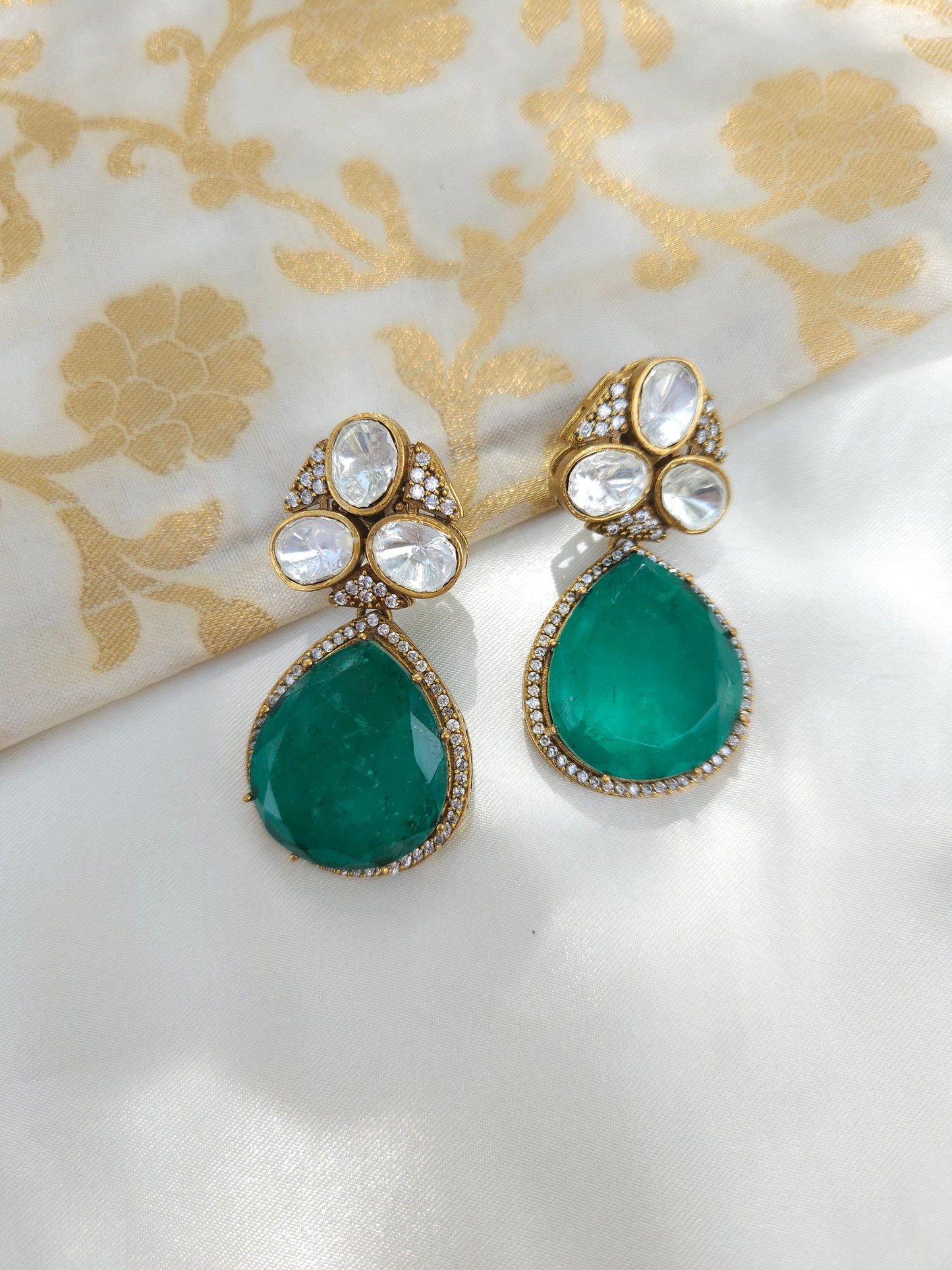 Ashmitha polki doublet earrings