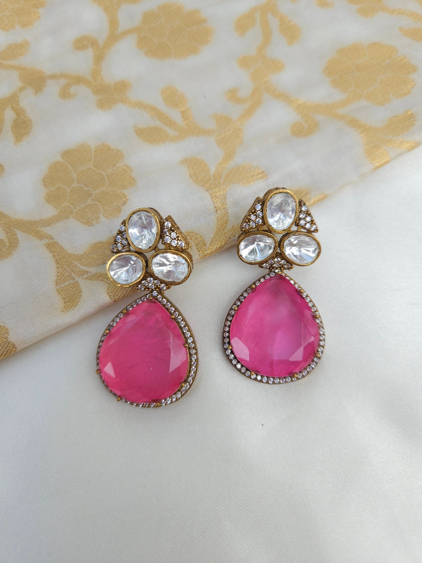 Ashmitha polki doublet earrings