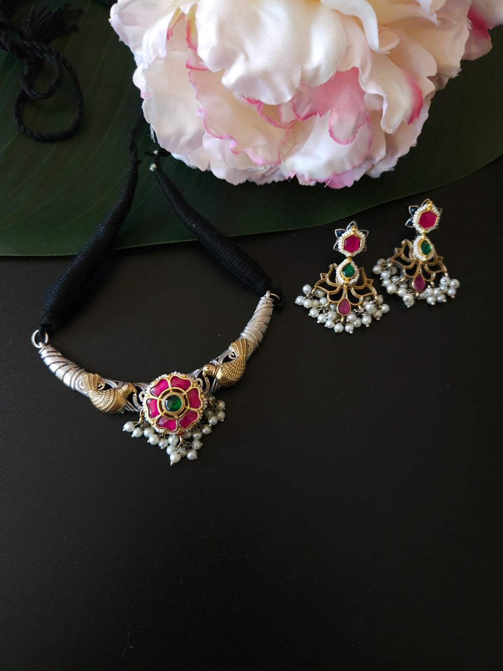 Aanshi fusion necklace set