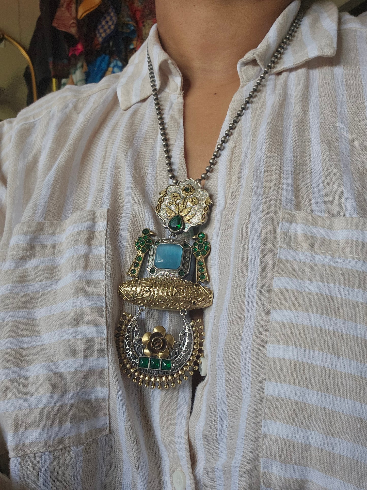 Aarna fusion handmade necklace set