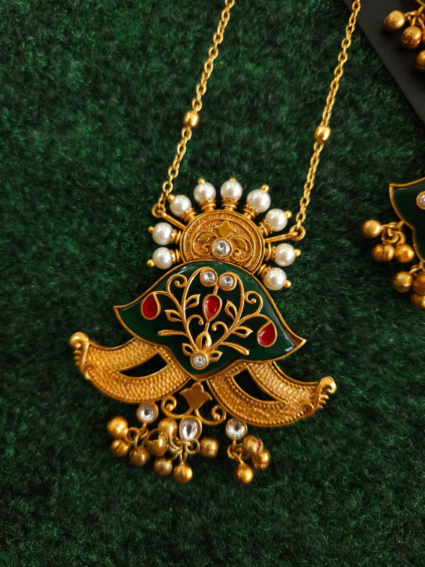 Aanshi fusion mop necklace set