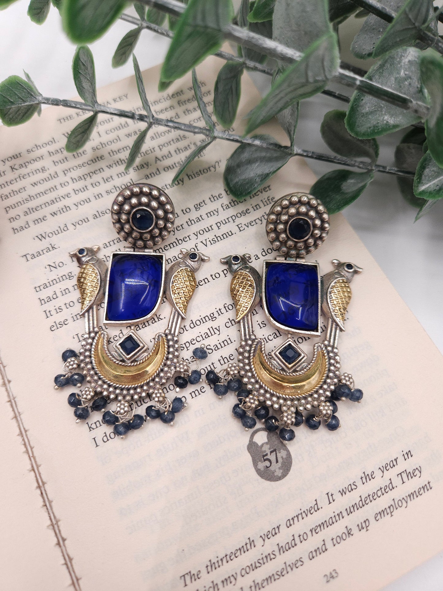 Anthara dualtone earrings