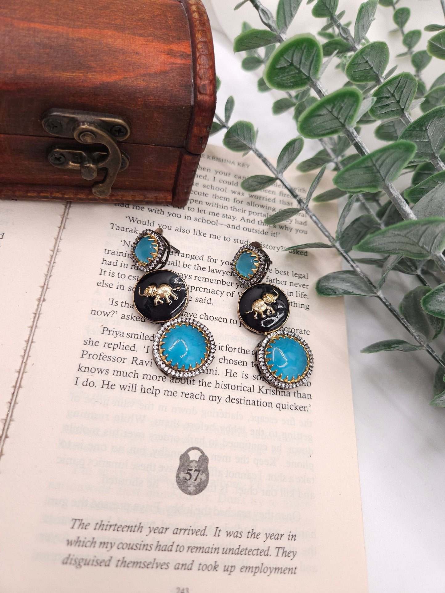Hasika sabyasachi inspired contemporary earrings