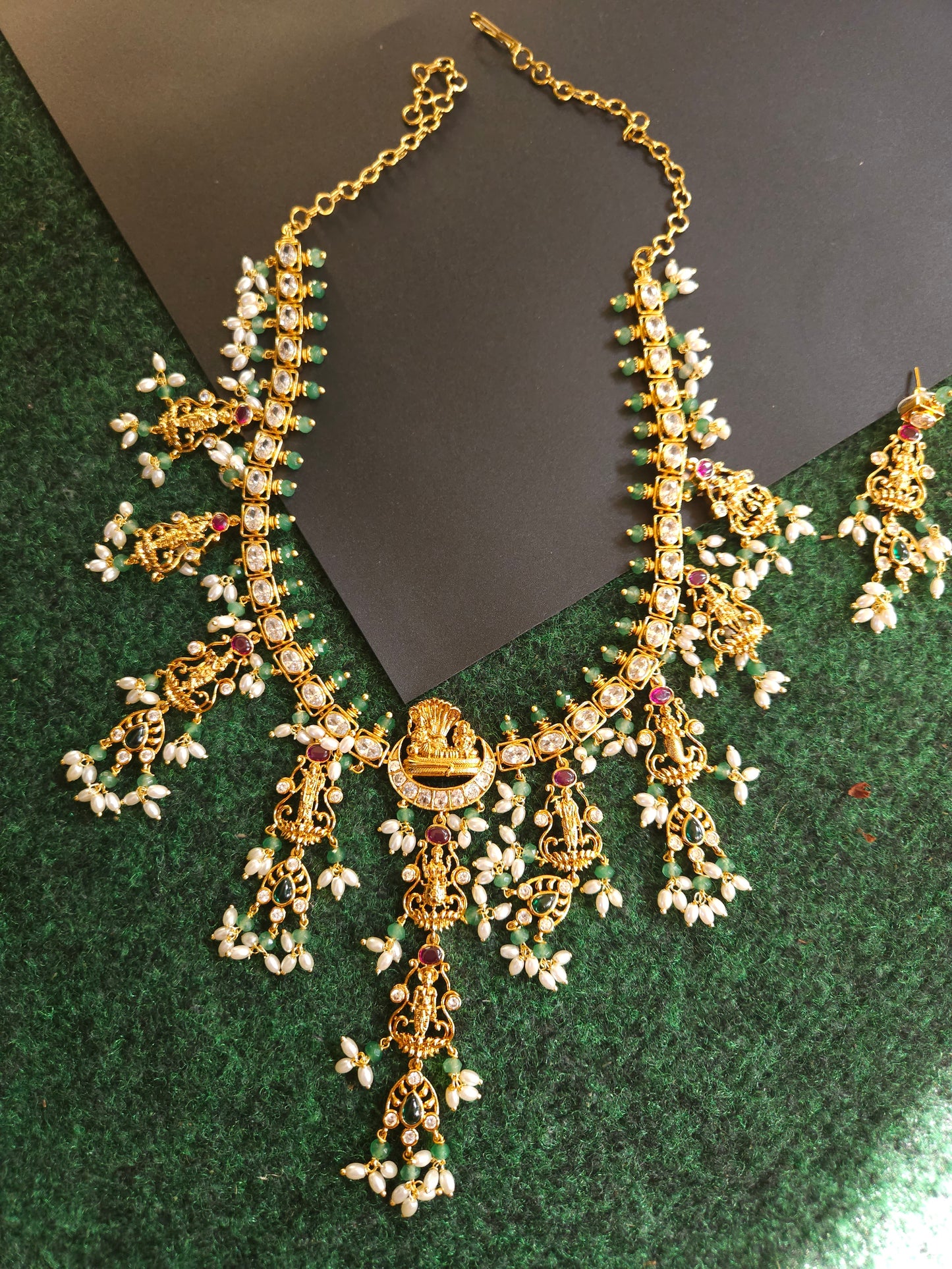 Sarya designer gold plated necklace set