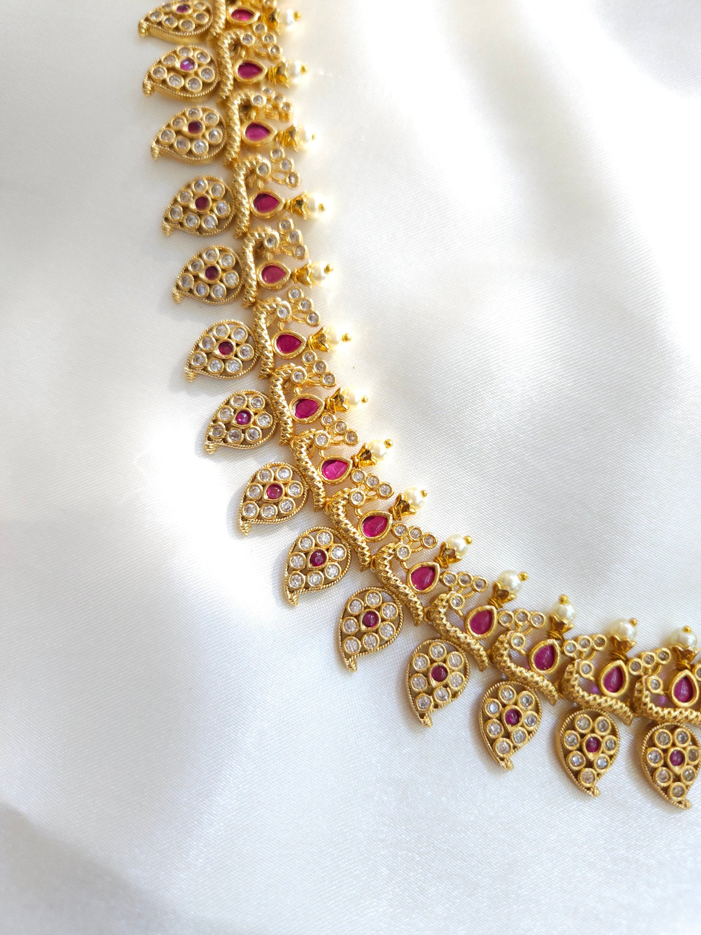 Sarya designer gold plated necklace set