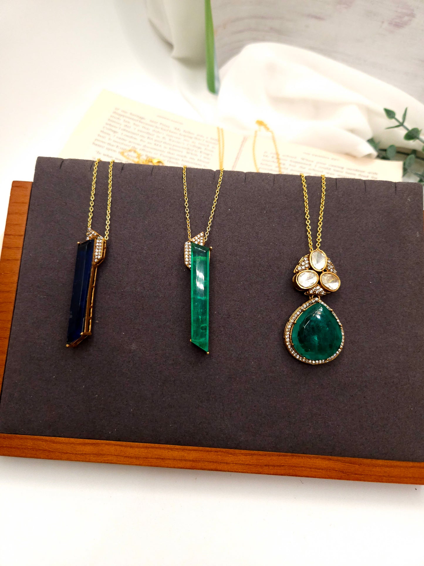 Alice Cz pendant necklace