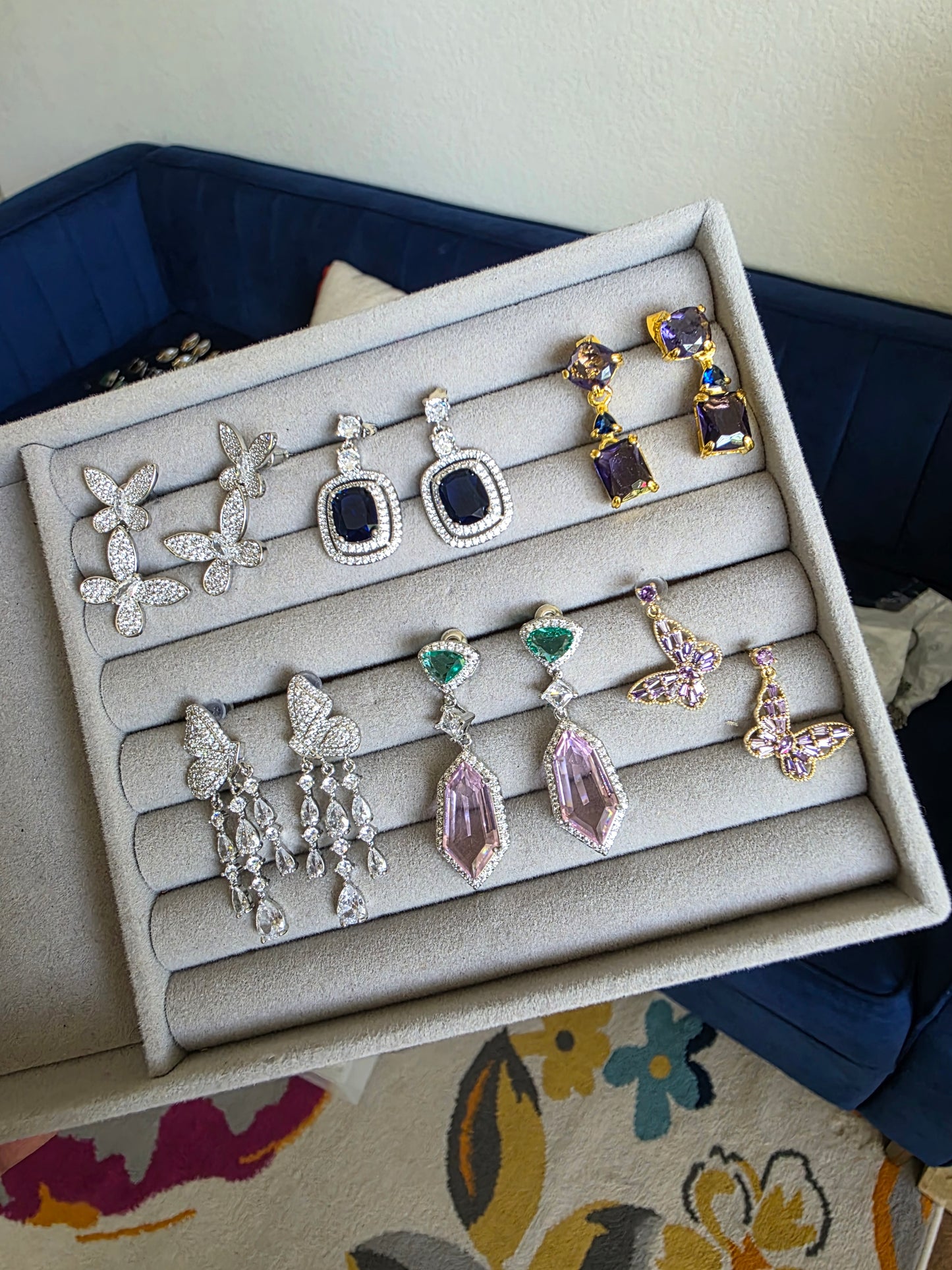 Ariana dainty CZ earrings