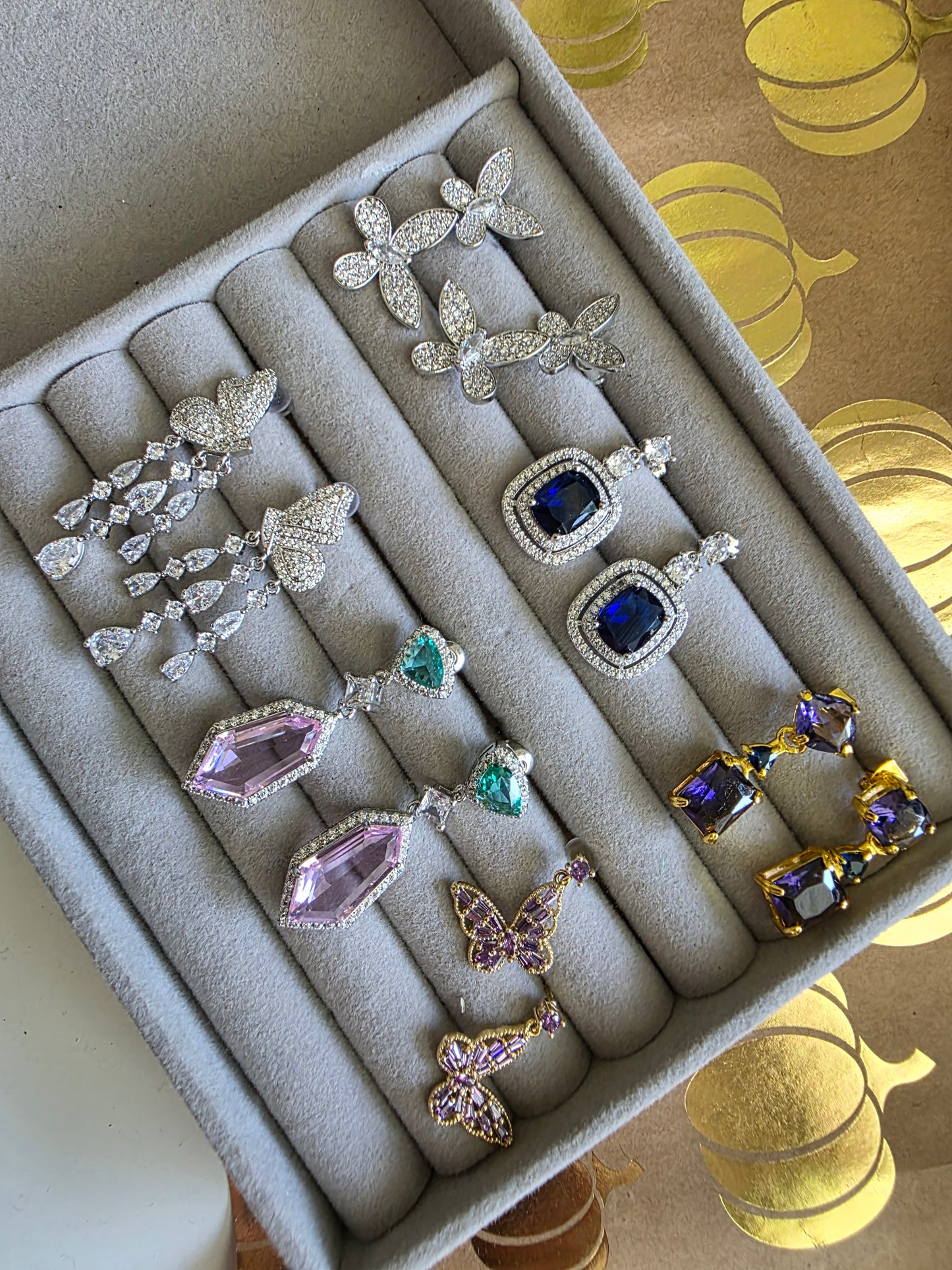 Ariana dainty CZ earrings