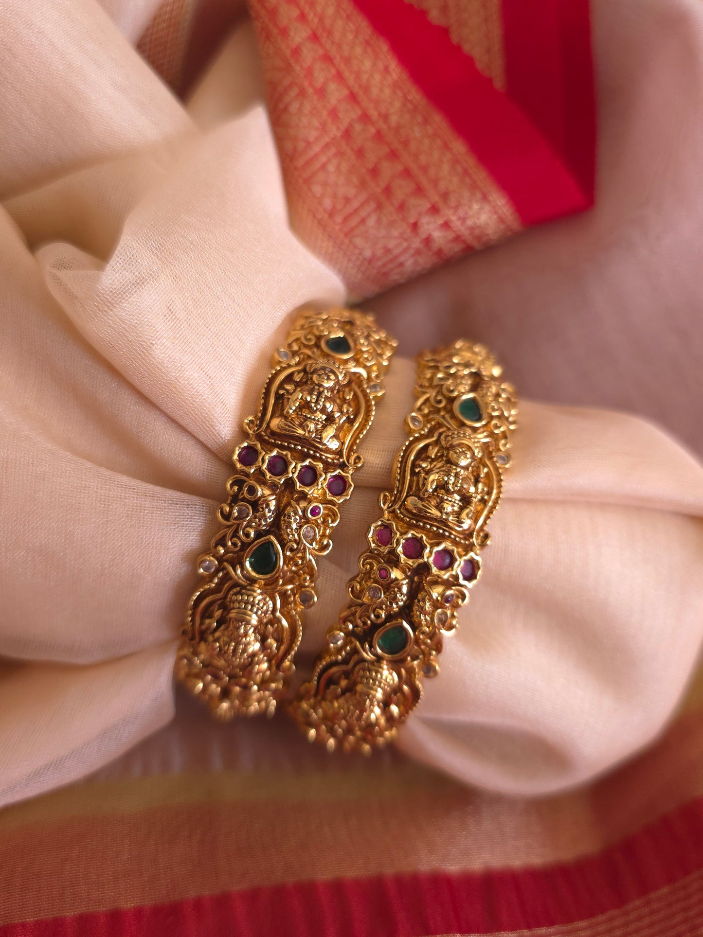 Nakshi antique Goldplated bangle(price for 1 bangle)