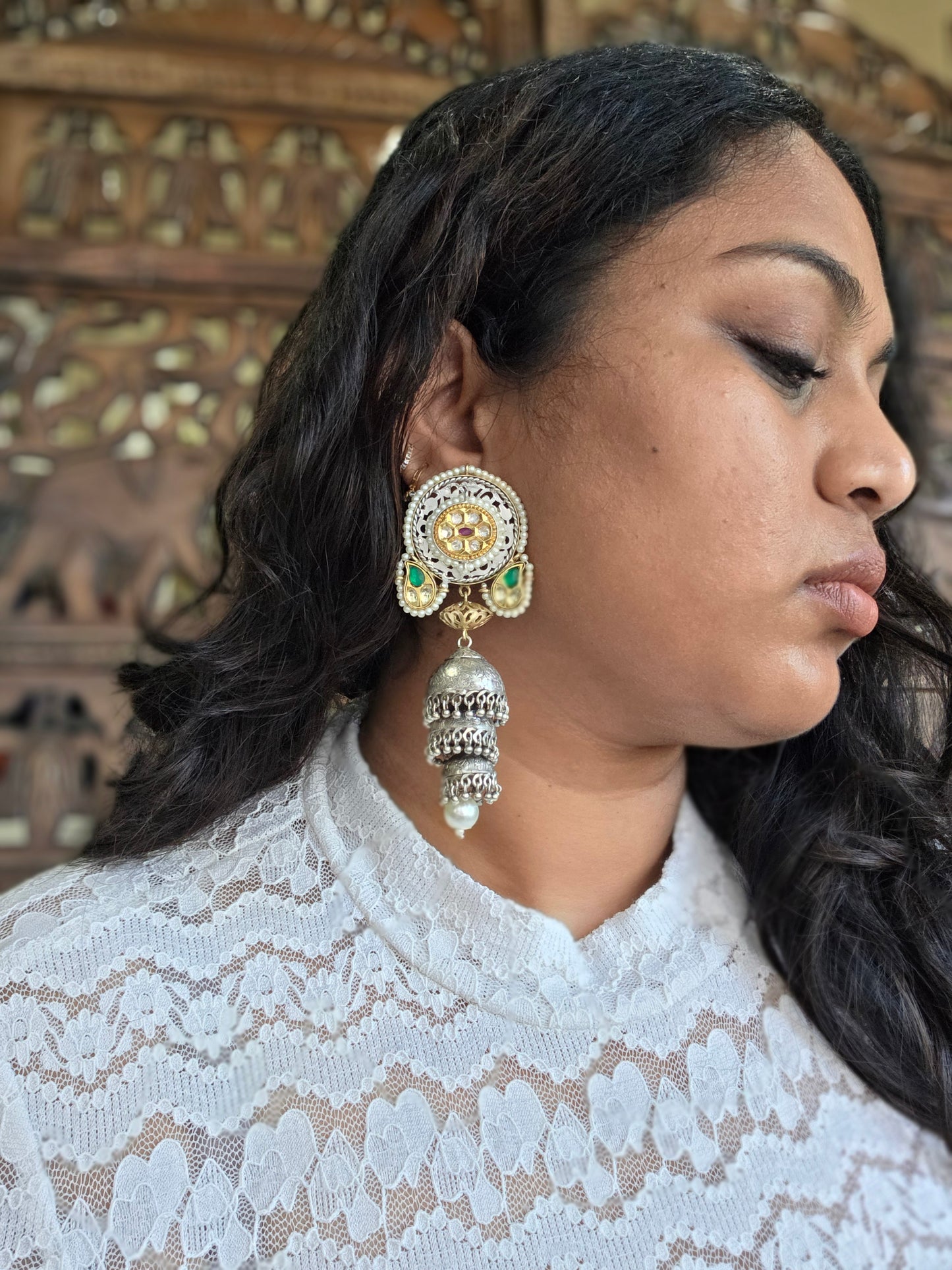 Arin contemporary Fusion earrings