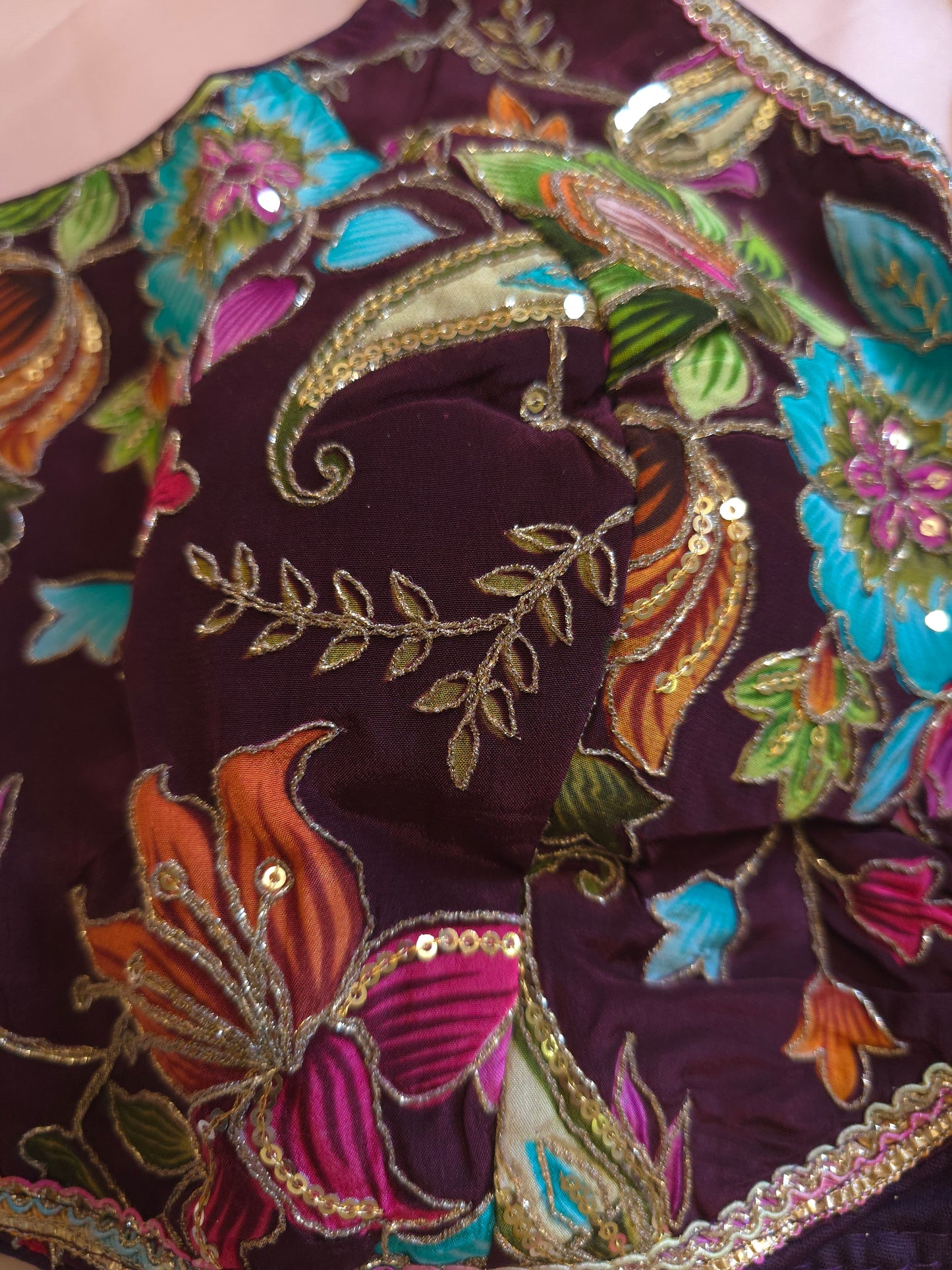 Crepe Viscose embroidered Blouse