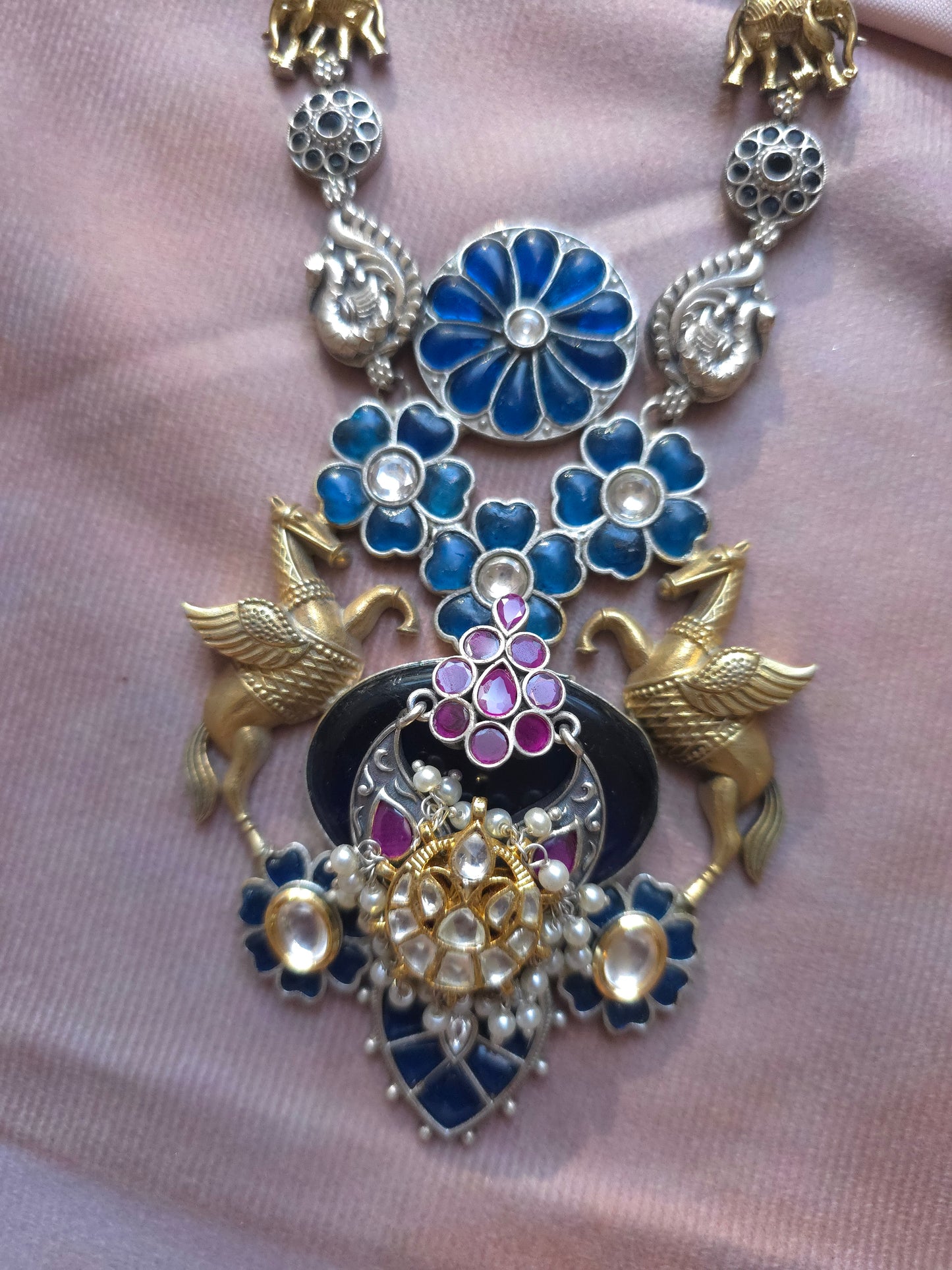 Akanksha fusion necklace set