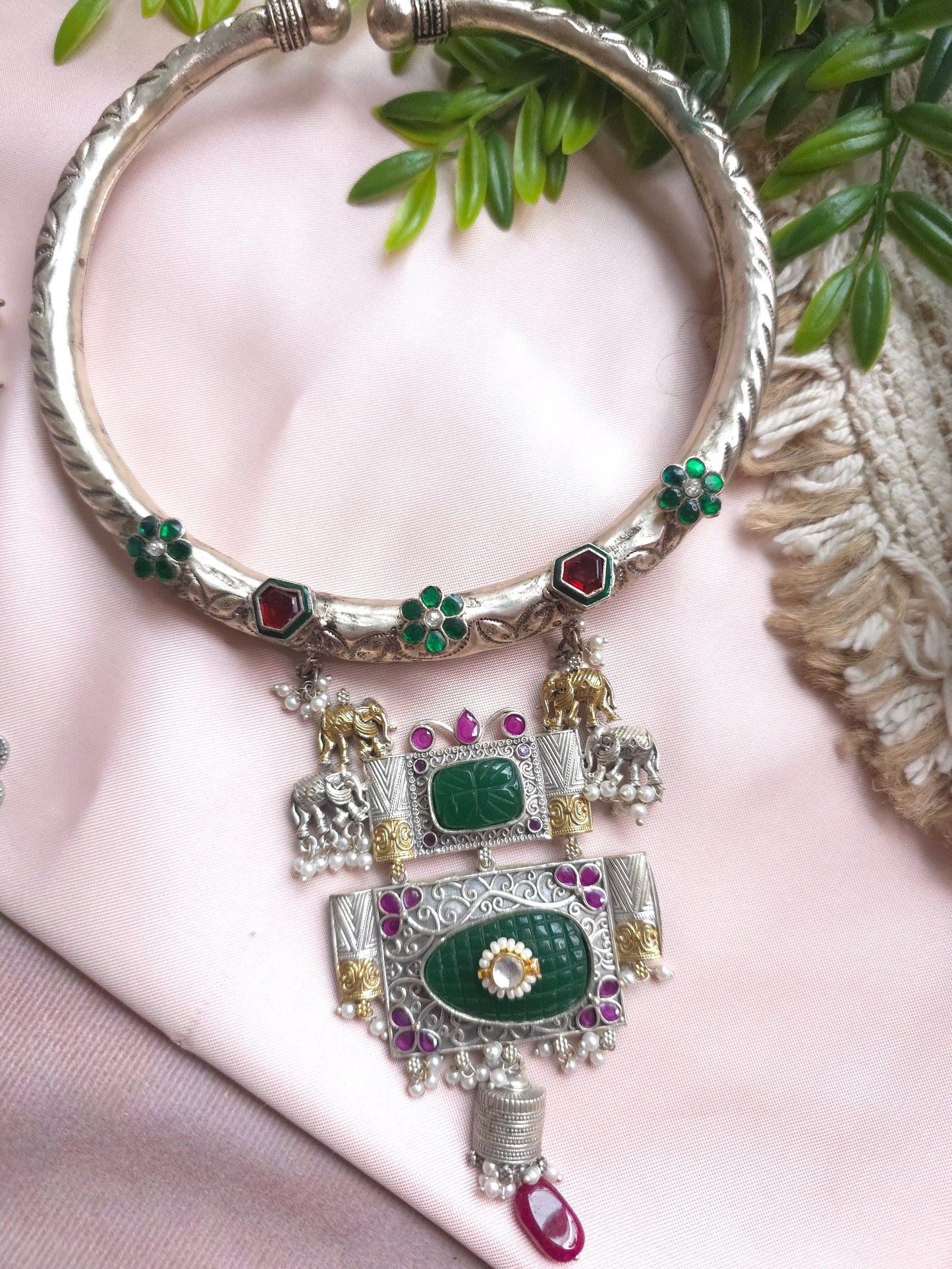 Akanksha fusion necklace set