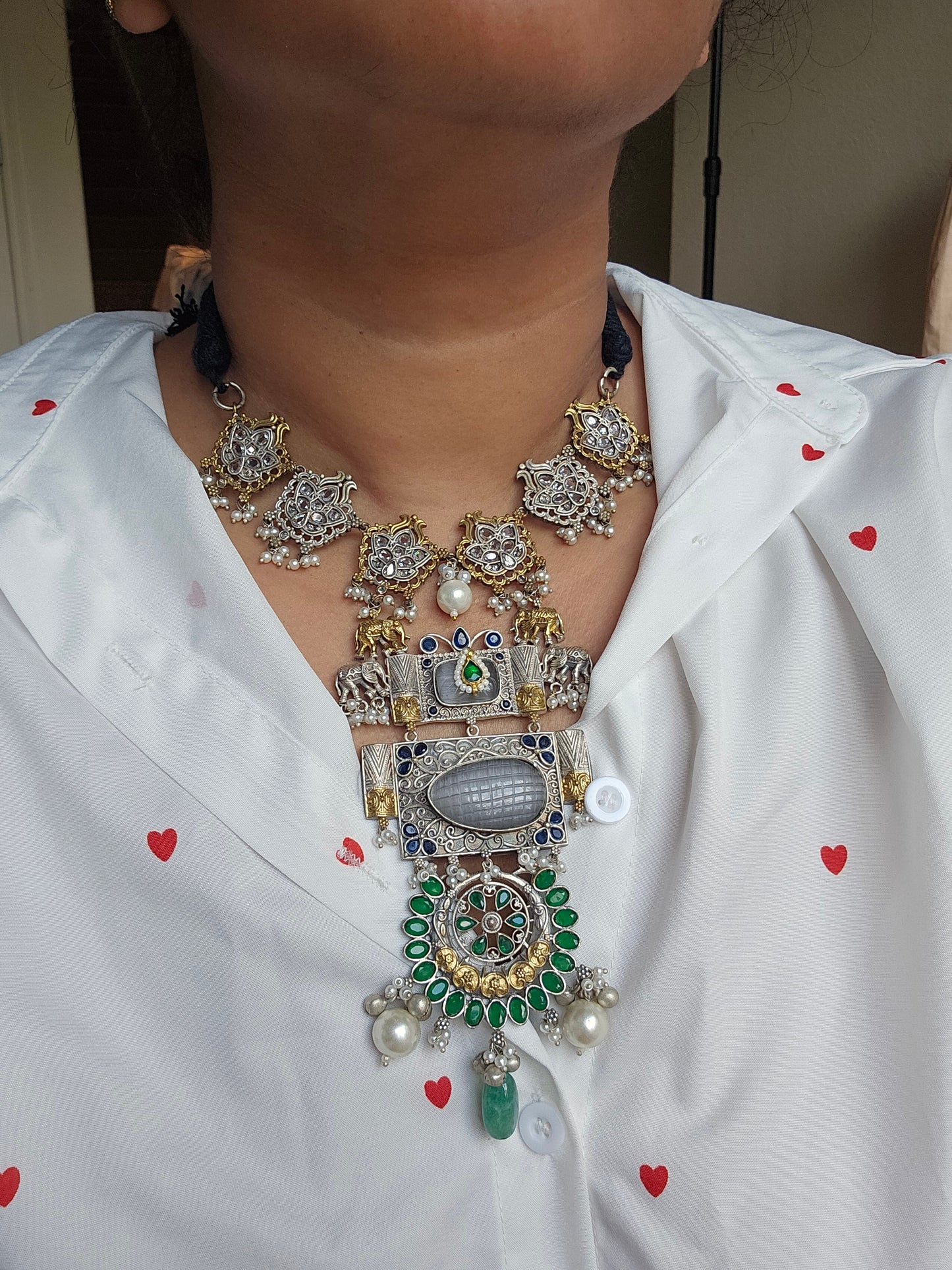 Akanksha fusion necklace set