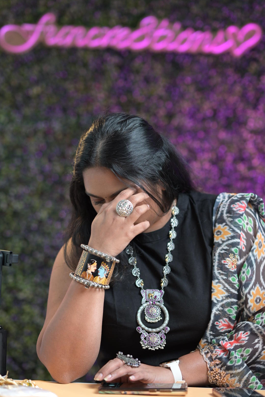 Alicia fusion dualtone necklace set