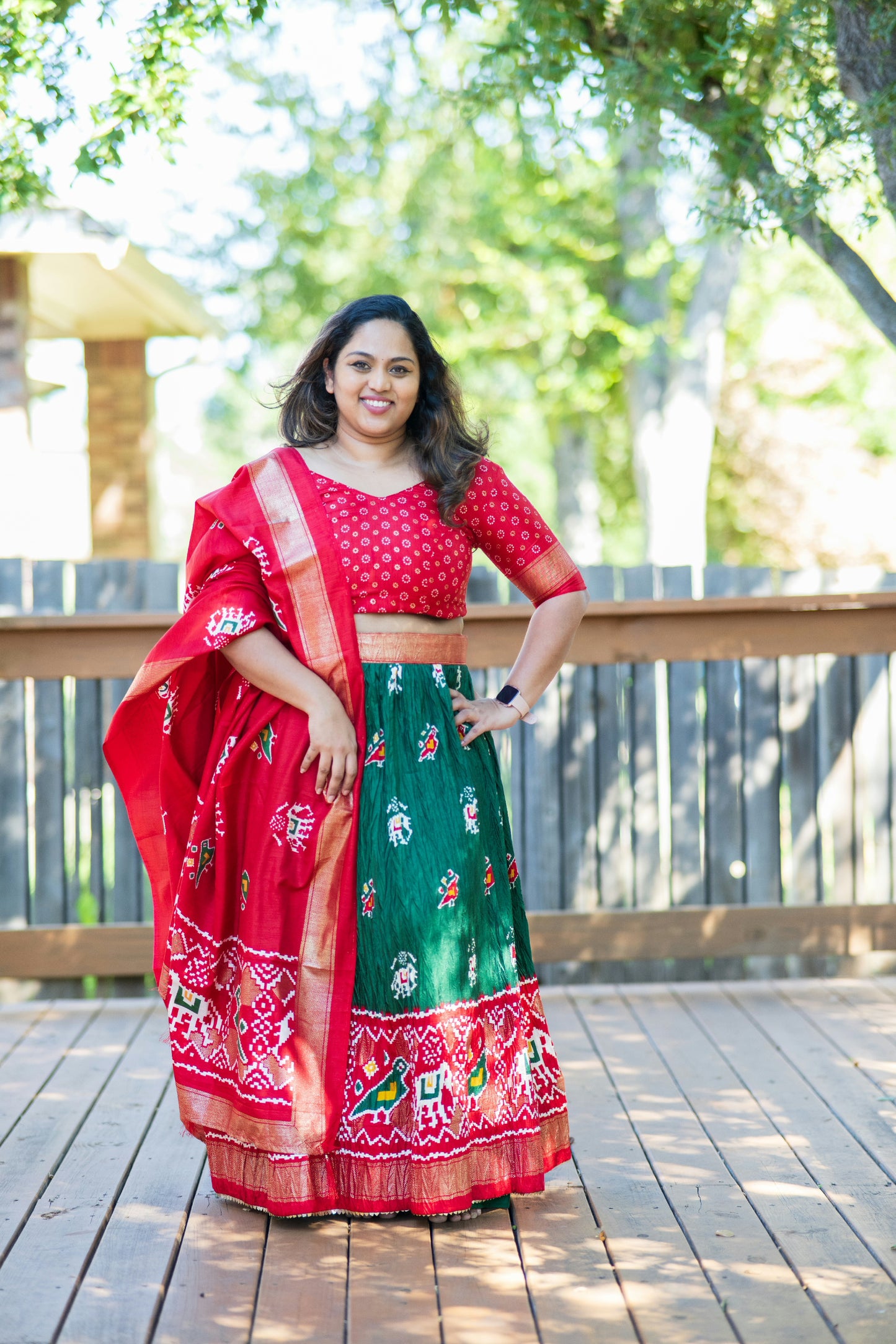 Patola silk lehanga set