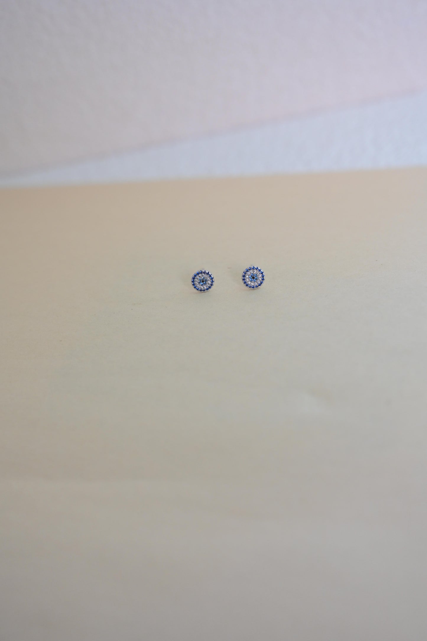 Evil eye 925 silver earrings