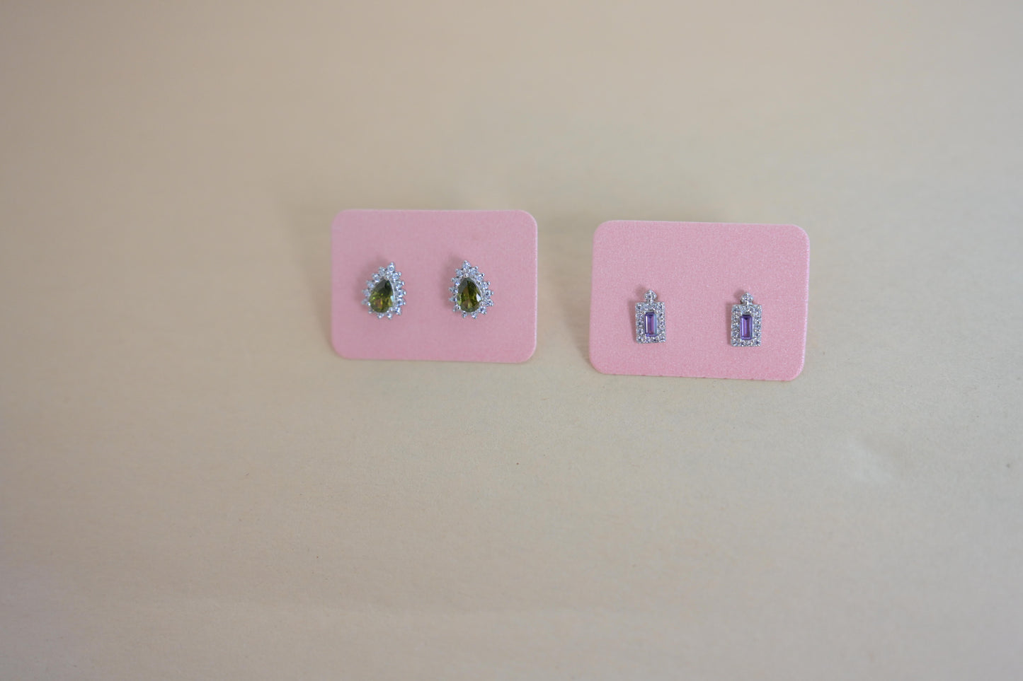 Small stud 925 silver earrings