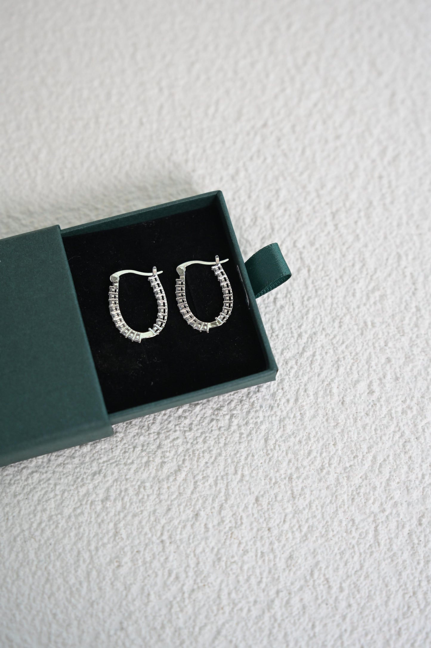 925 silver hoop earrings