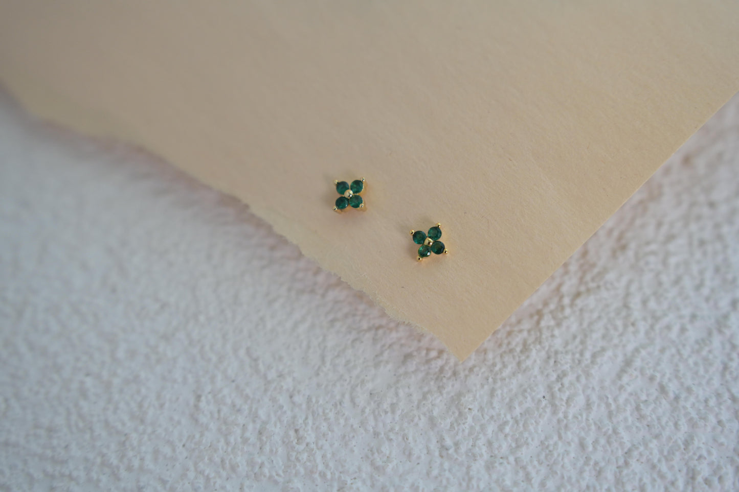 Small stud stainless steel earrings set