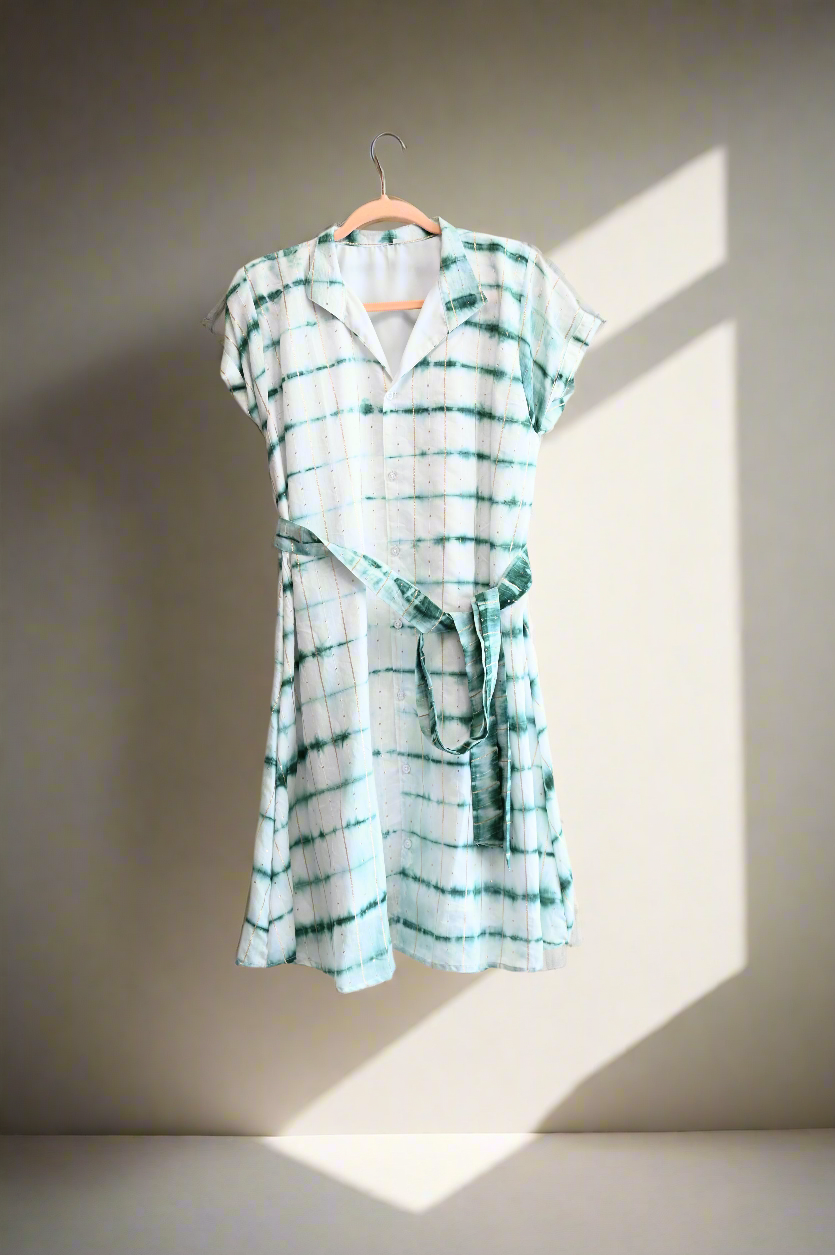 Bansal unique chanderi silk dress