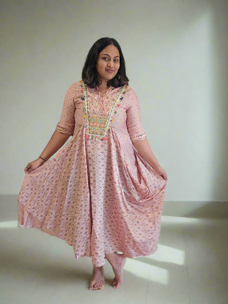 Bansal unique silk dress