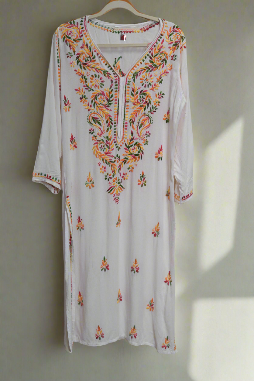 Ishani chikankari kurtha