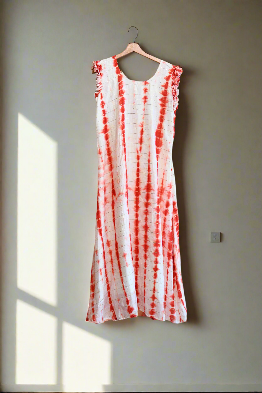 Bansal unique chanderi silk dress