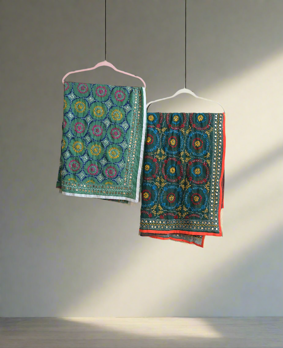 Georgette Phulkari Dupatta