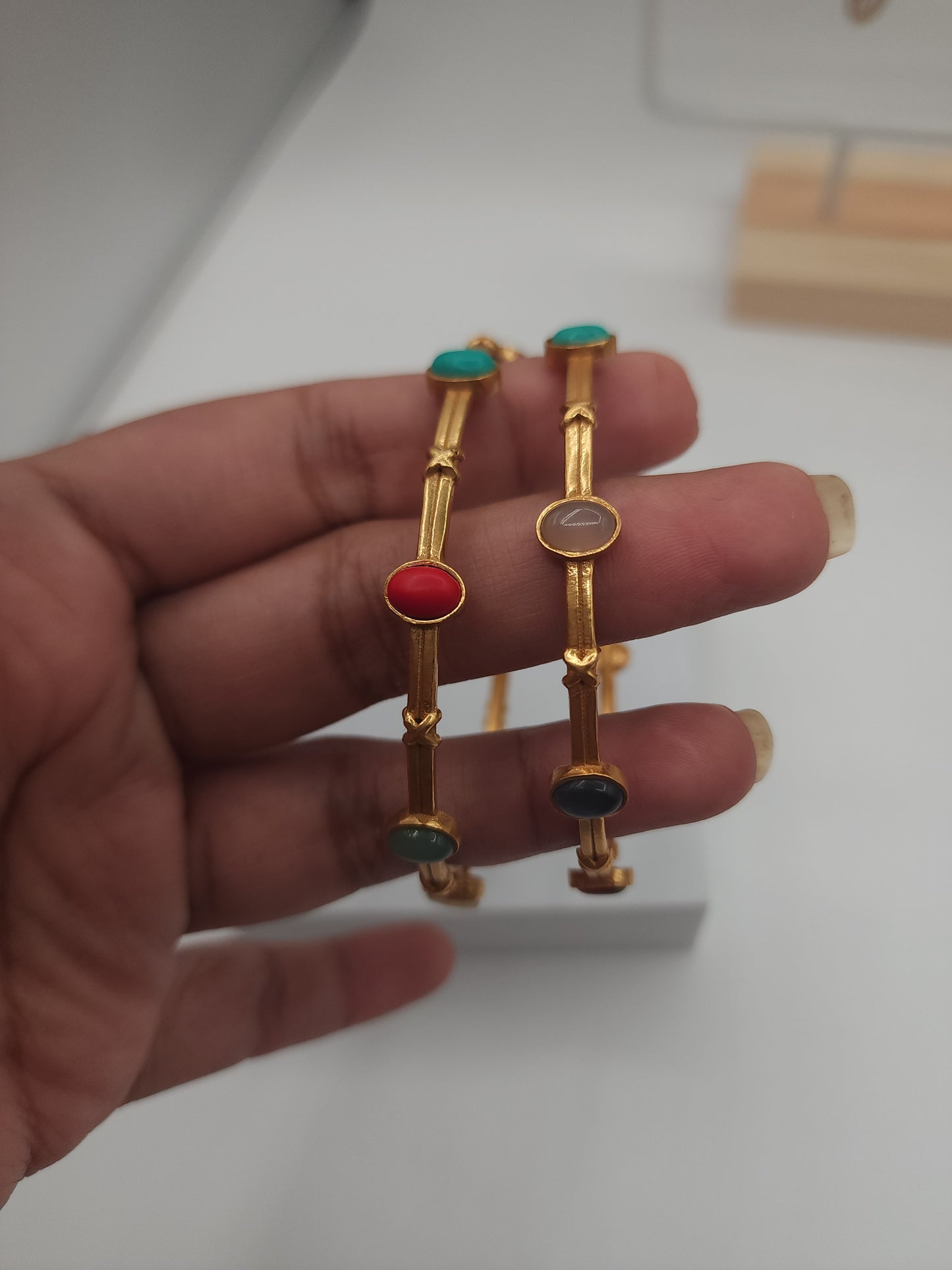 Contemporary bangles(pair)