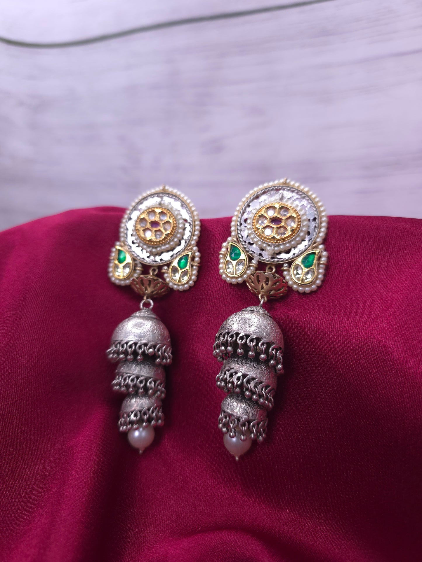 Arin contemporary Fusion earrings