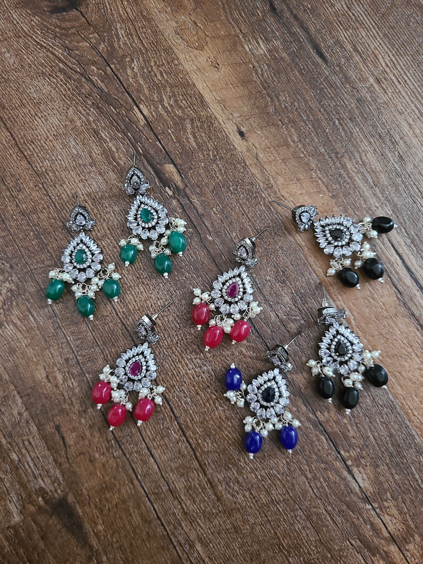 Daivi cz choker necklace set