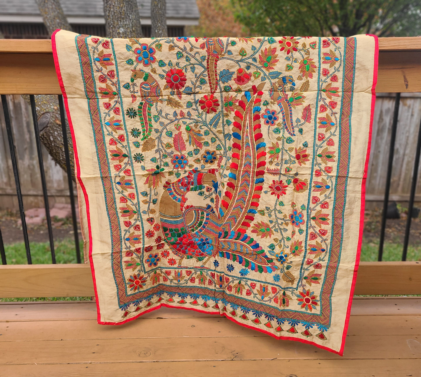 Chanderi madhubani dupatta