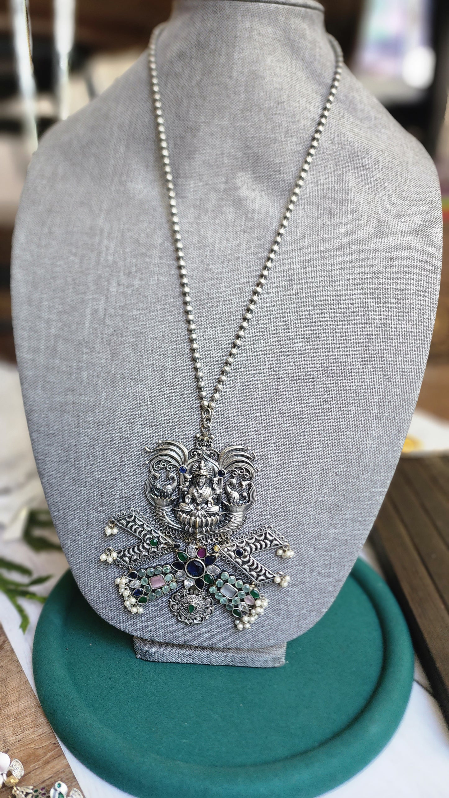 Lakshmi temple designe necklace set