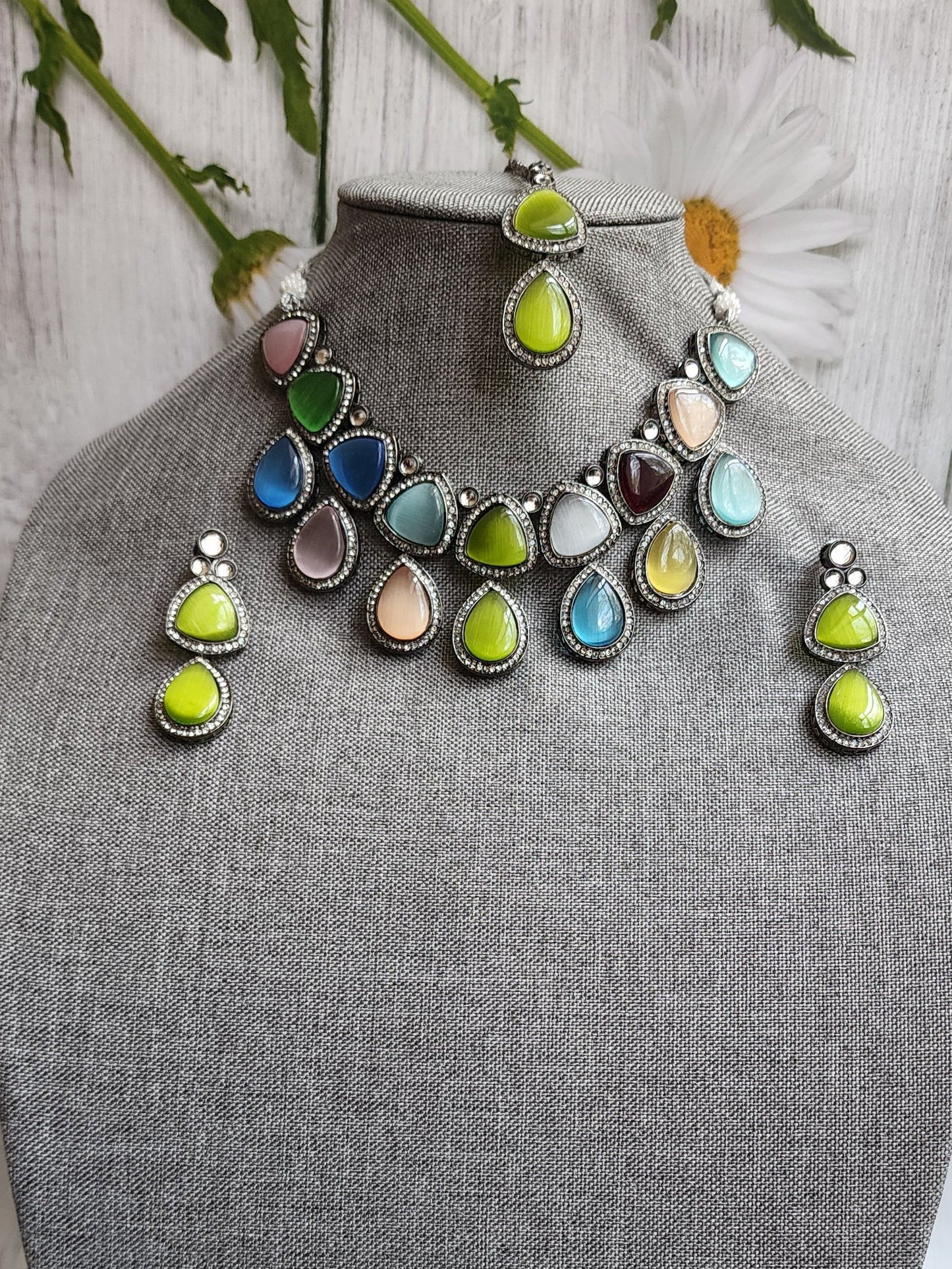 Ridhi kundan necklace set