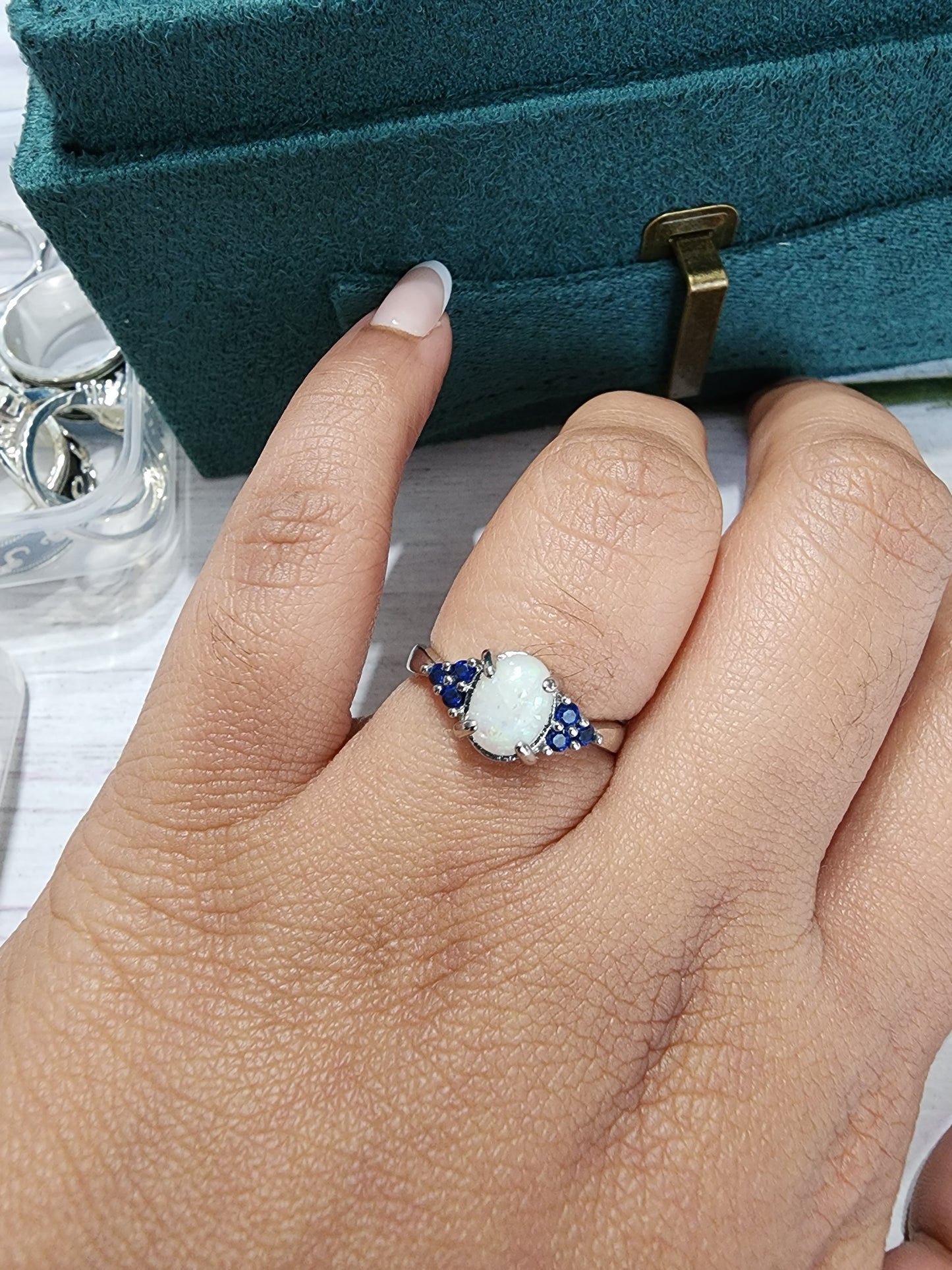 925 silver cresent Ring