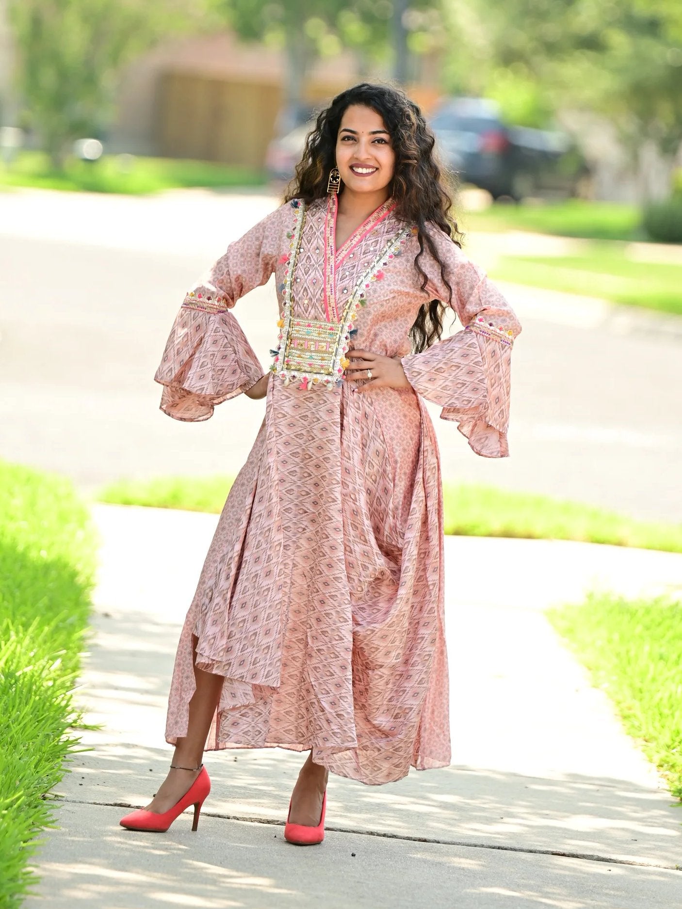 Bansal unique silk dress