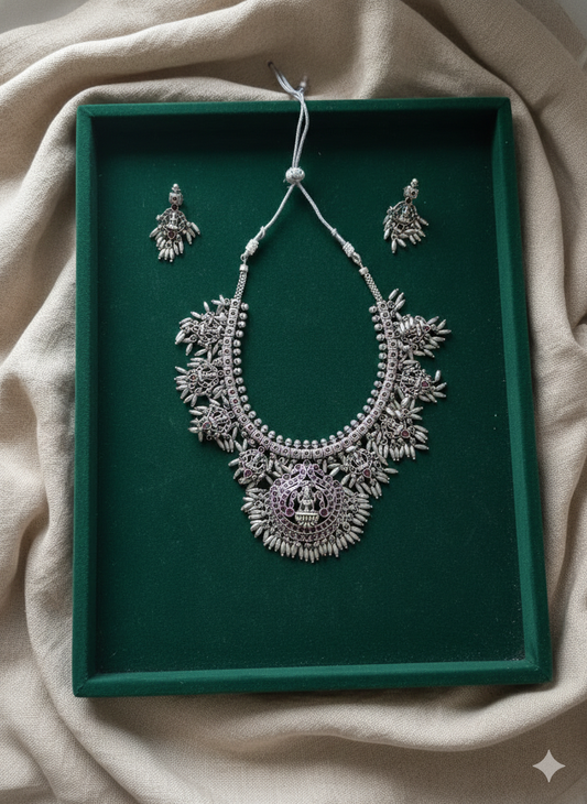 Akanksha fusion necklace set