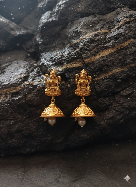 Bramara jhumka earrings