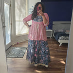 Jaipuri cotton one piece dress