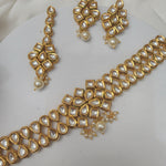 Aashwi kundan meenakari necklace set